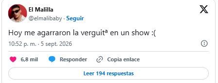 Esta fueron sus palabras.