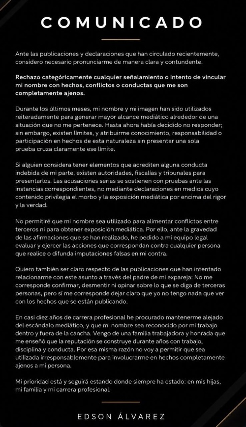 DECLARACION DE RRSS
