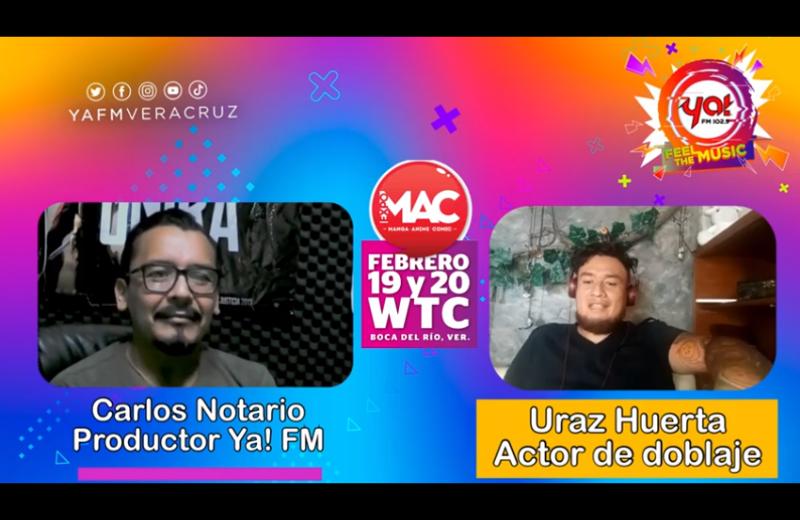 ¡Checa la entrevista impactante con Uraz Huerta, actor de doblaje invitado a la ExpoMac!