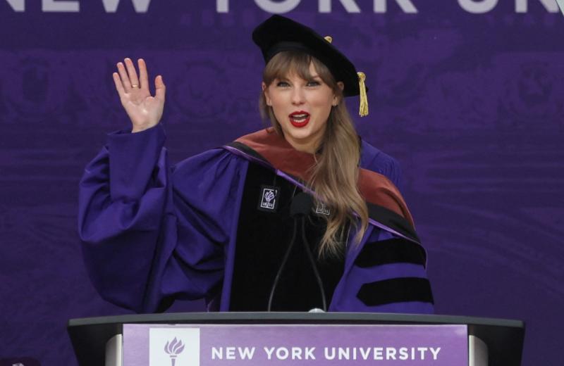 ¡Hola doctora! Taylor Swift recibió doctorado honoris causa de la Universidad de Nueva York