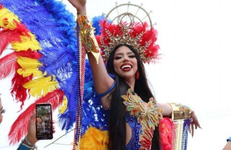 ¡Icónica! Yeri MUA sorprende con su atuendo en el primer Papaqui del Carnaval