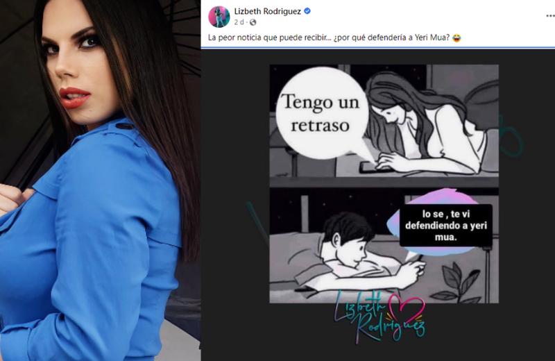 ¡Lizbeth Rodríguez se burla de Yeri Mua!