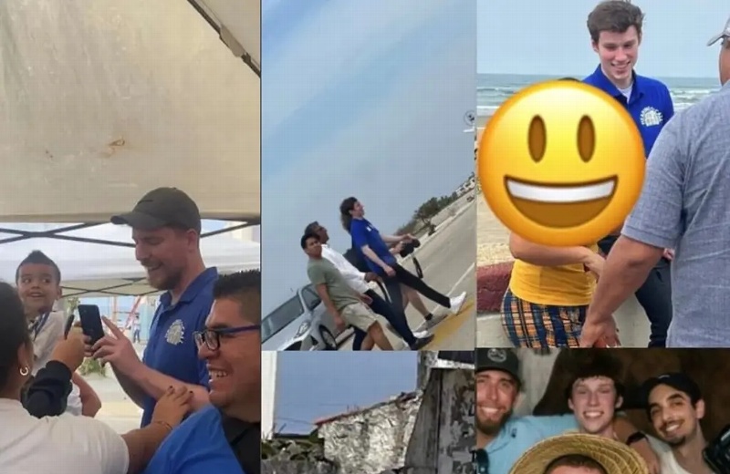 Youtuber MrBeast visita Veracruz y se vuelve tendencia (+video)