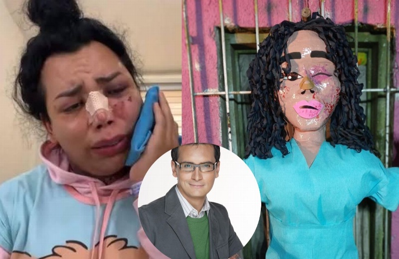 Crean piñata de 'Paola Suárez la perdida' brutalmente golpeada ¡Sergio Sepúlveda la defiende!
