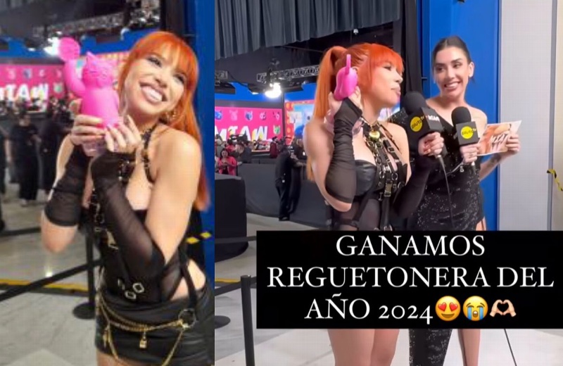 Yeri MUA arrasa en los premios Miaw y se convierte en la reina del reguetón 2024 (+Video)