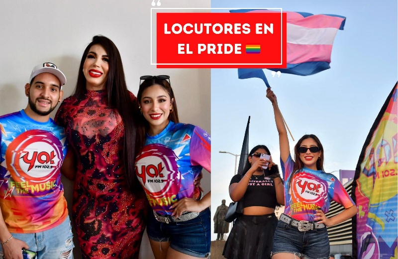 Locutores de Ya! FM presentes en el PRIDE 2024