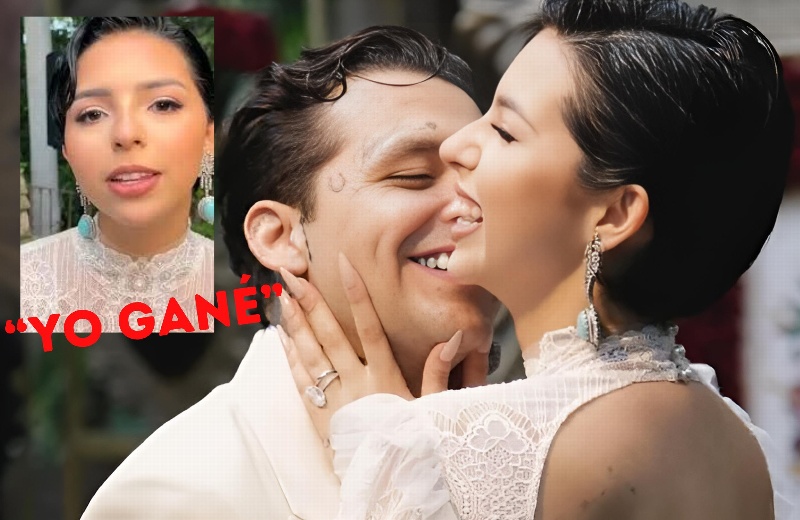 'Yo gané' dijo Angela Aguilar durante su boda (+video)