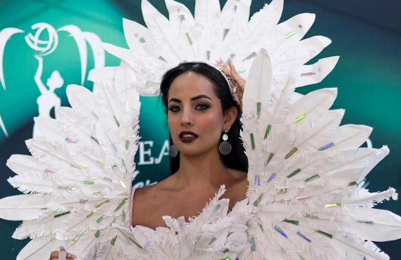 Gana Veracruz 2º lugar en Traje Reciclado en Miss Earth México 2024 (+fotos)