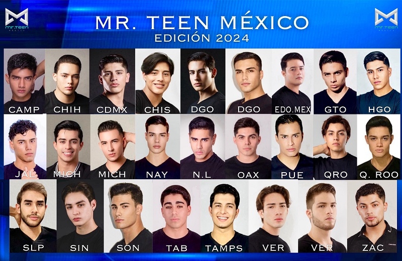Final de Míster Teen México será en Veracruz ¡Están guapísimos! (+fotos)