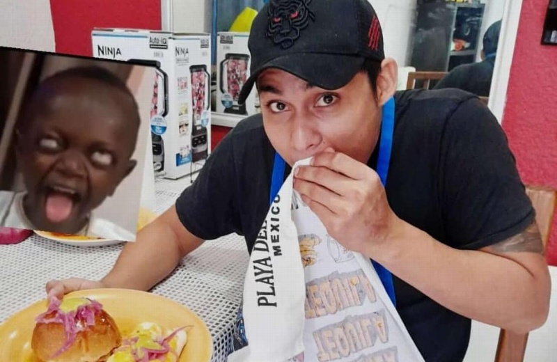 ¿Conoces a 'El Flaco'? El taquero que te da hasta pa' llevar (+video)