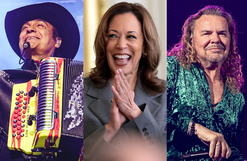 Maná y Los Tigres del Norte se unen a la campaña de Kamala Harris