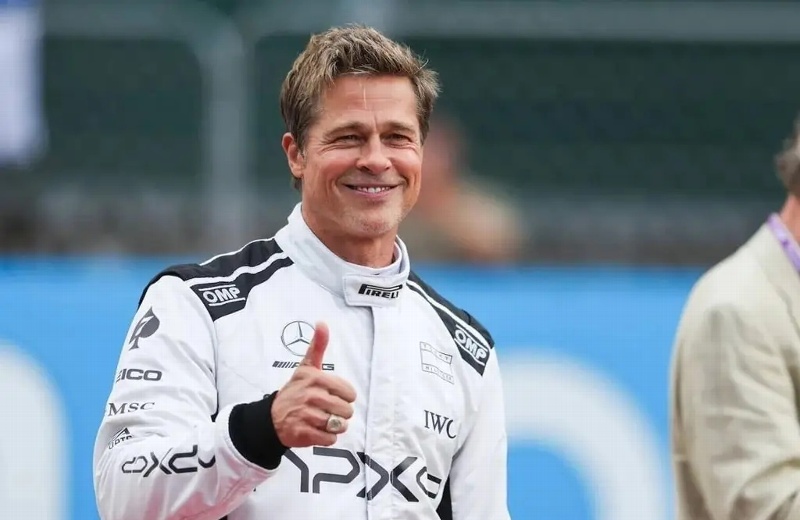 Enloquecen con Brad Pitt en el Gran Premio de México (+foto/videos)