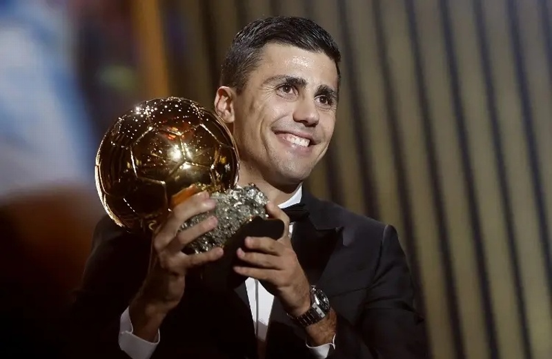 OFICIAL: ¡No fue Vinicius! Rodri gana el Balón de Oro 2024