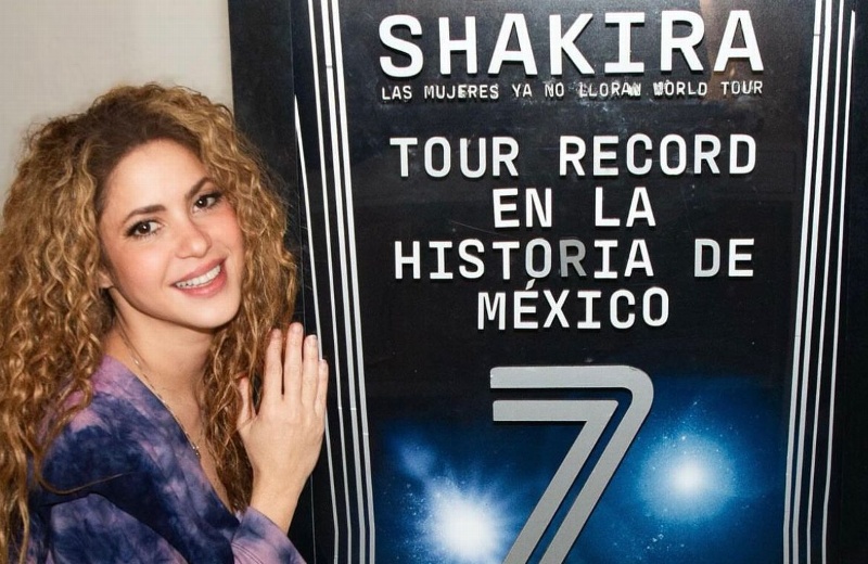 ¡Shakira hace historia! Rompe record como la artista como más sold out por 7 presentaciones en continuas en México
