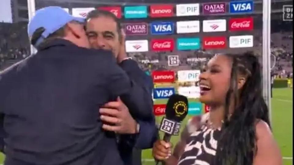 Dueño de Botafogo agarra a besos a Paiva por ganarle al PSG (+video)
