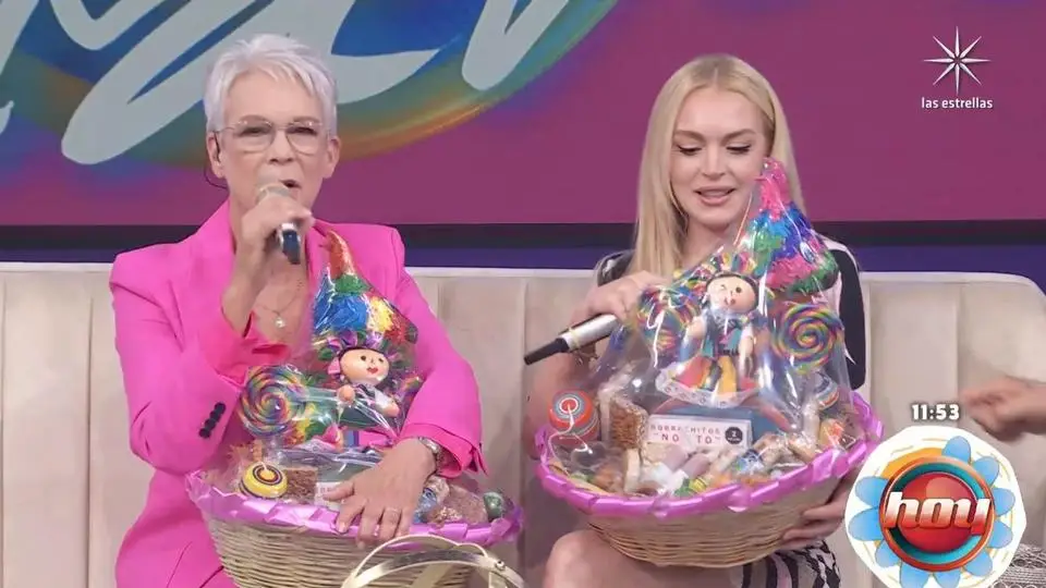 ¡Viernes de locura! Así se vivió la visita de Lindsay Lohan y Jamie Lee Curtis al programa Hoy