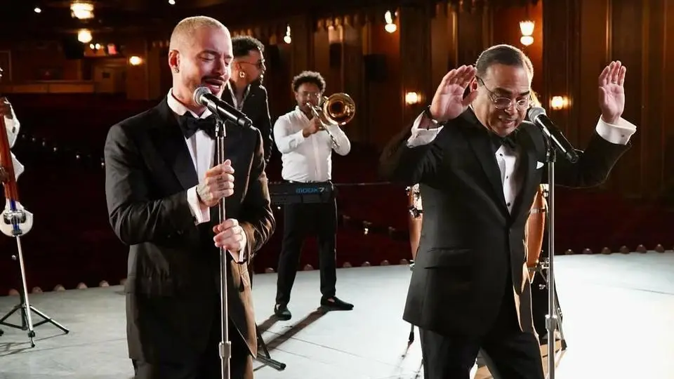 J Balvin y Gilberto Santa Rosa fusionan salsa y reguetón en una colaboración histórica
