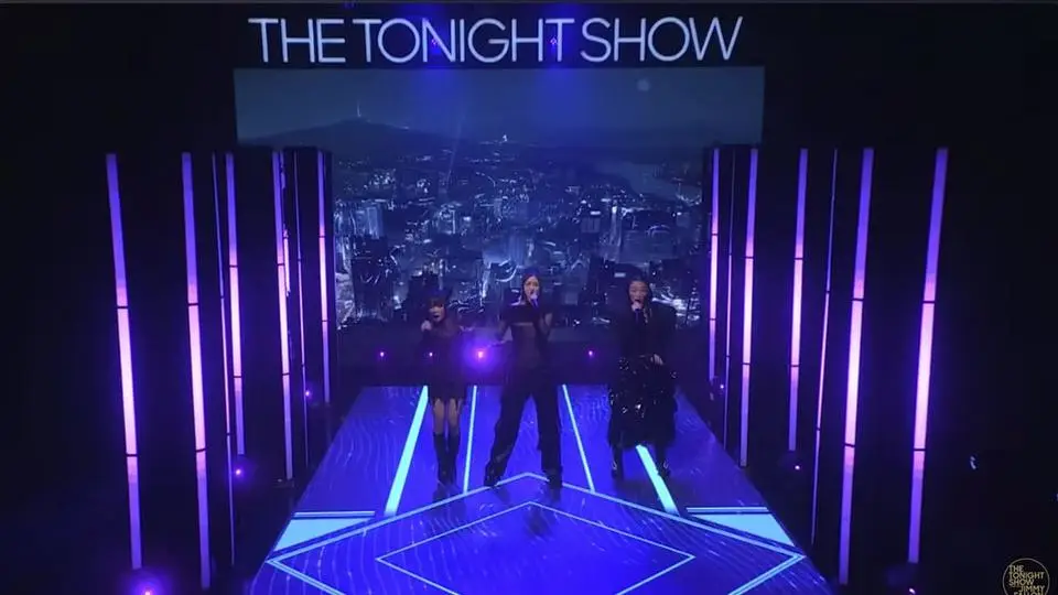 HUNTR/X  presentan ‘Golden’ en el programa de Jimmy Fallon.