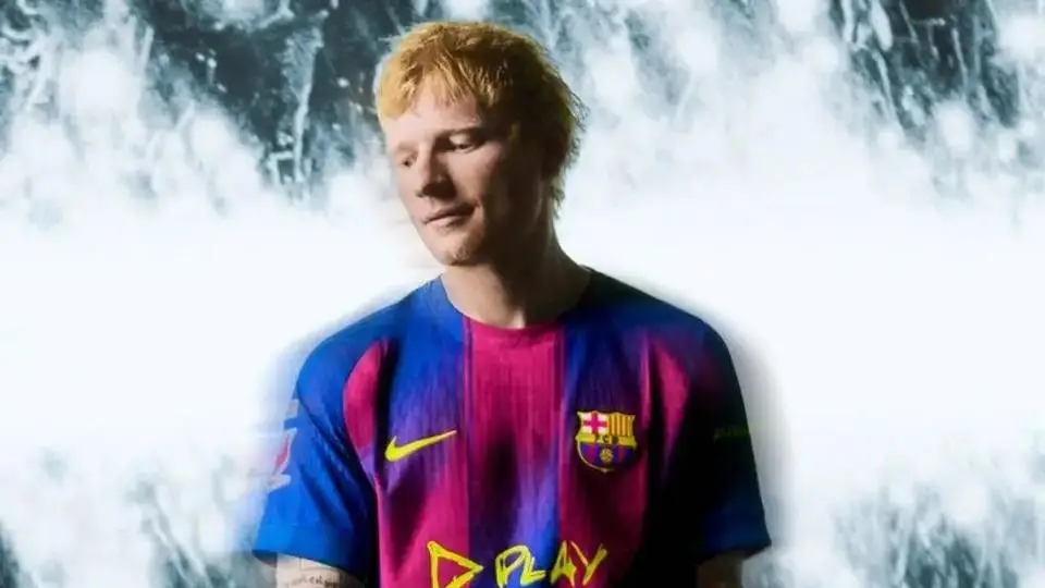 Ed Sheeran lucirá logo de su nuevo álbum en camiseta del Barça