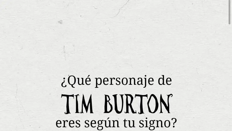 ¿Que personaje de Tim Burton eres según tu signo zodiacal? (+FOTOS)