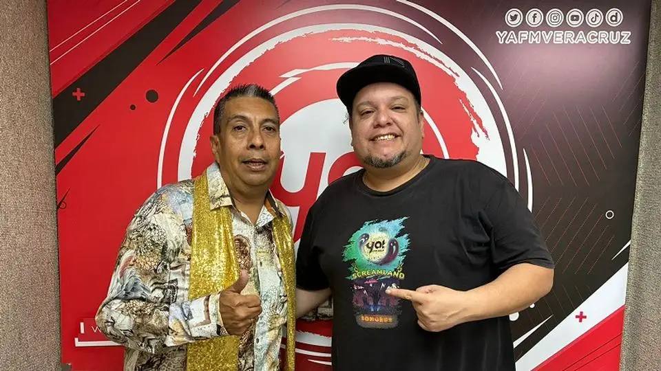 Se formó la fiesta en Ya! FM con 'Nayo', candidato a Rey del Carnaval de Veracruz 