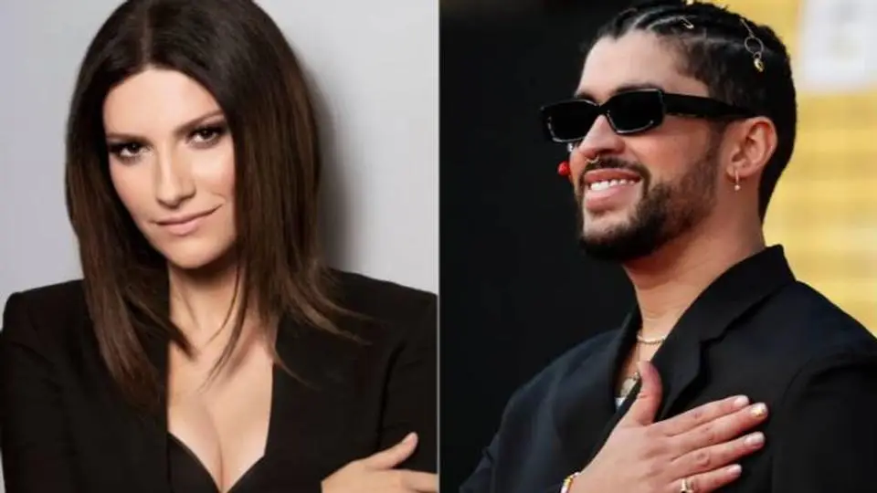 ¡Que! Laura Pausini con  Bad Bunny 
