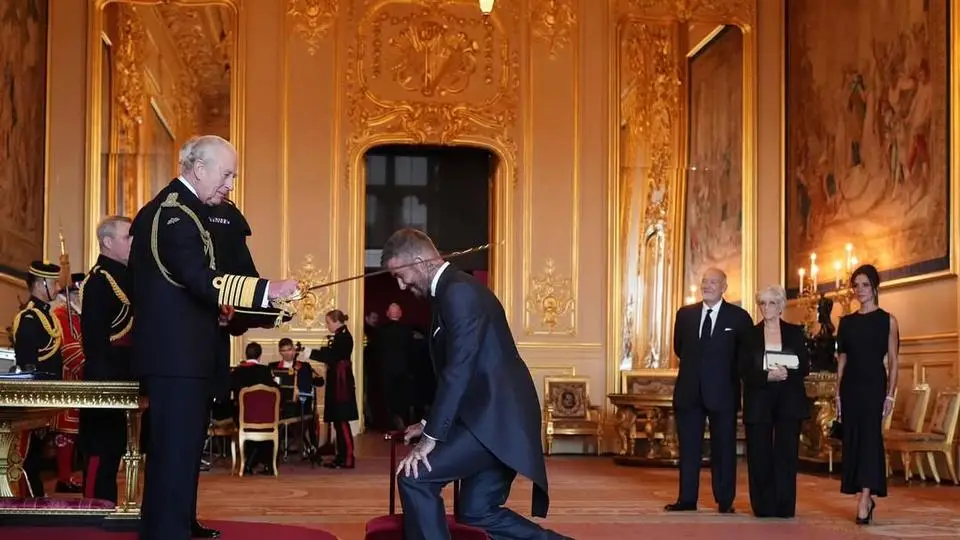 De crack a caballero: David Beckham recibe la mayor distinción del Reino Unido