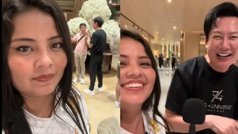 La influencer Ninna Isabel encara a Nawat Itsaragrisil (+VIDEO)