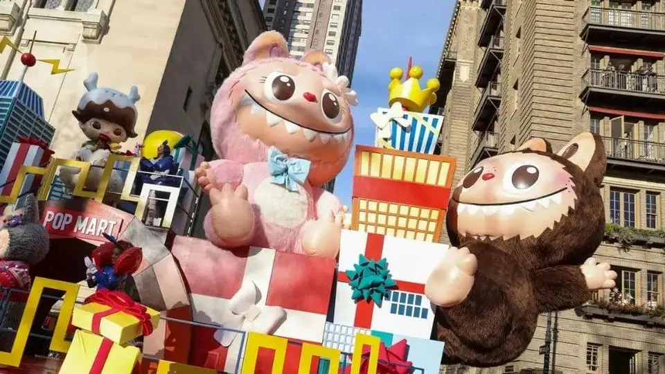 Labubus debutan en el desfile de Acción de Gracias de Nueva York