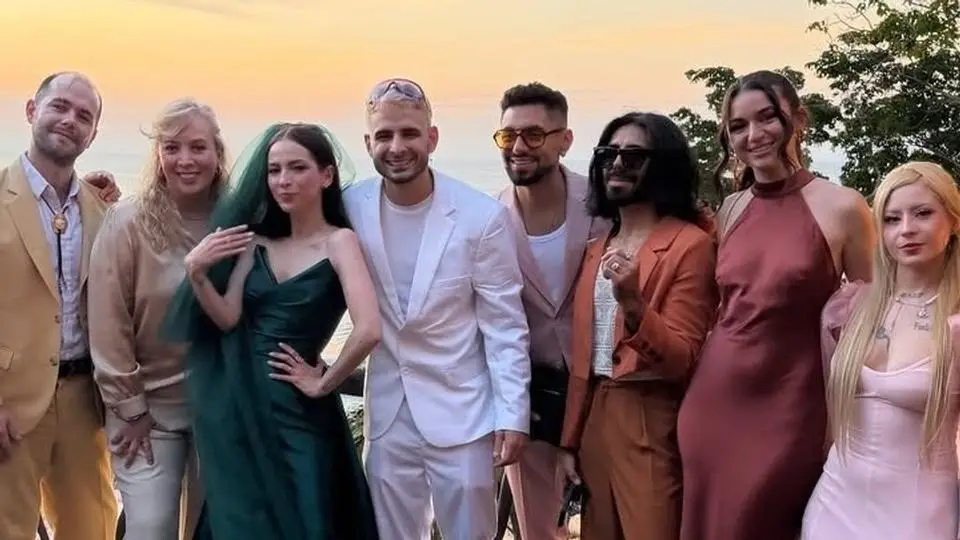 ¡Vivan los novios! Paty Cantú y Christian Vázquez se casaron este fin de semana