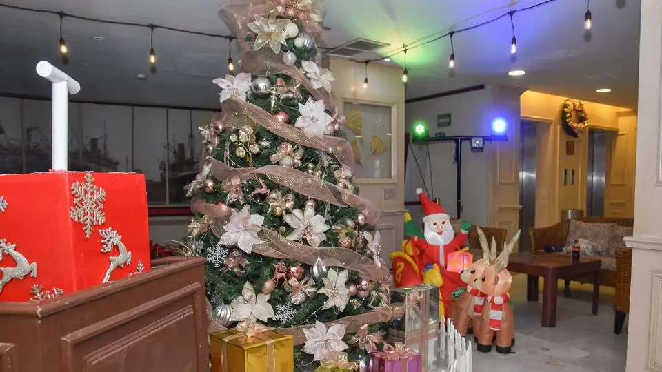 ¡Que bonito! Hotel Veracruz Centro Histórico Ya! encendió su Árbol de Navidad (+fotos)