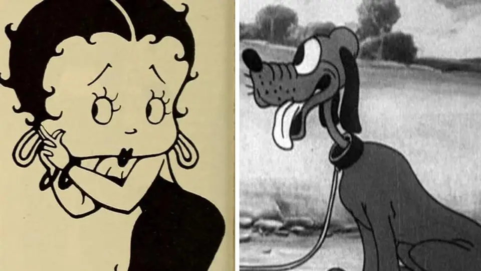 Ya! son del dominio público Betty Boop y Pluto