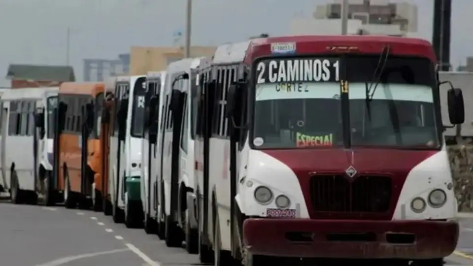 OMG ¡Paro de camiones urbanos en Veracruz/Boca del Río!
