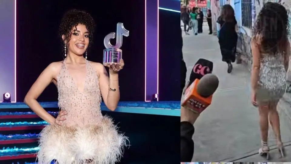 Le gritan ‘ratera’ en plena alfombra roja: Dayane Chrissel enfrenta gritos y abucheos de la prensa por esta razón