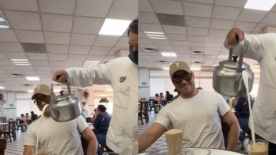 Carlos Rivera se toma un café lechero en Veracruz antes de su gran show en el Carnaval 2026