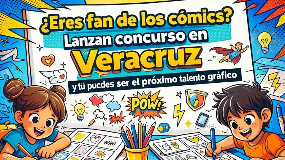 ¿Te late dibujar cómics? Lanzan concurso de historietas para peques y teens en Veracruz