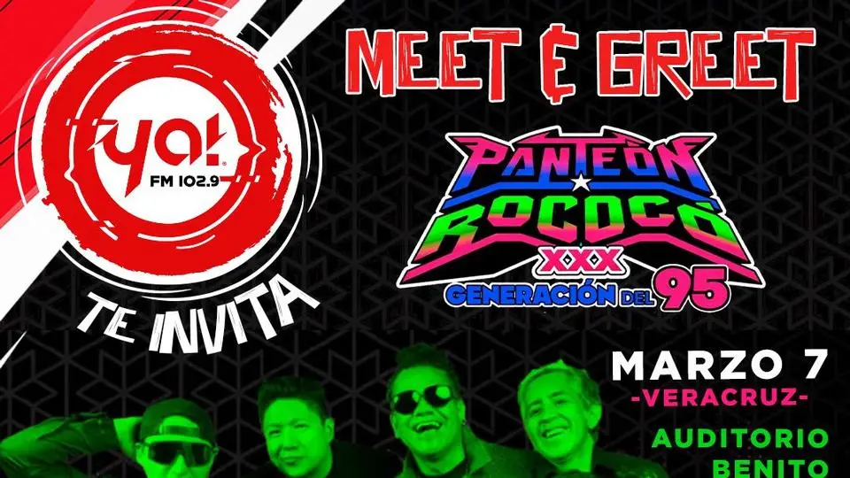 Participa para Meet & Greet con Panteon Rococó 
