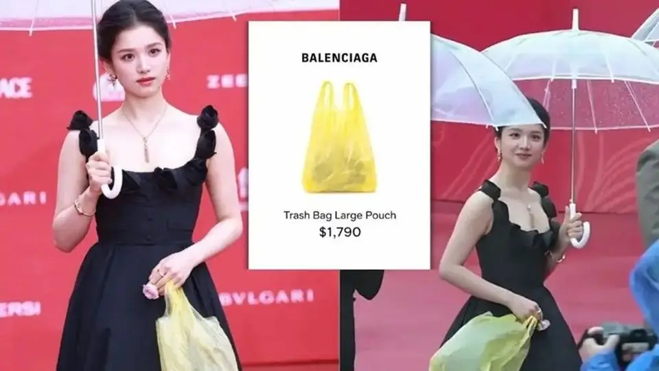 Zhang Jingyi: Elegante, empoderada y con la "bolsa de la basura" más cara del mundo