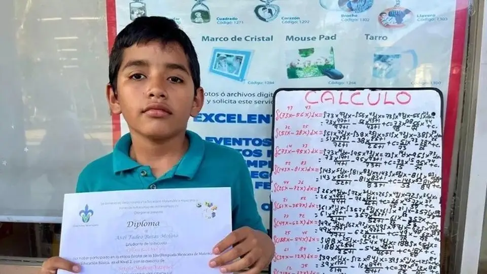 Niño genio de Veracruz gana Olimpiada de Matemáticas; UV lo reconoce
