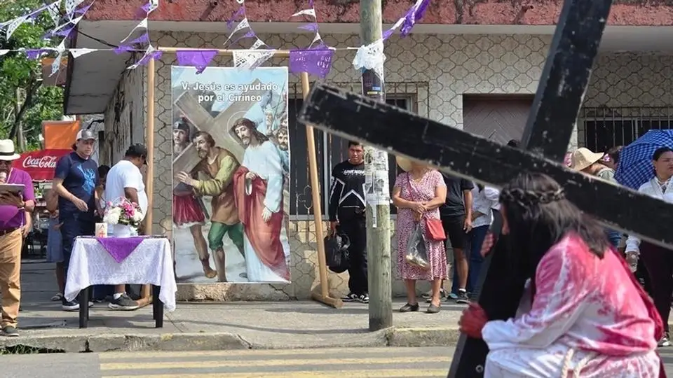 Viacrucis viviente en Boca del Río: El encuentro más íntimo con el amor de Dios