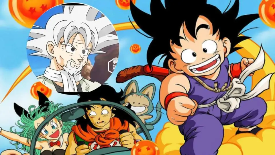 Explotó el internet con ilustración de Goku “viejito” (imagén)