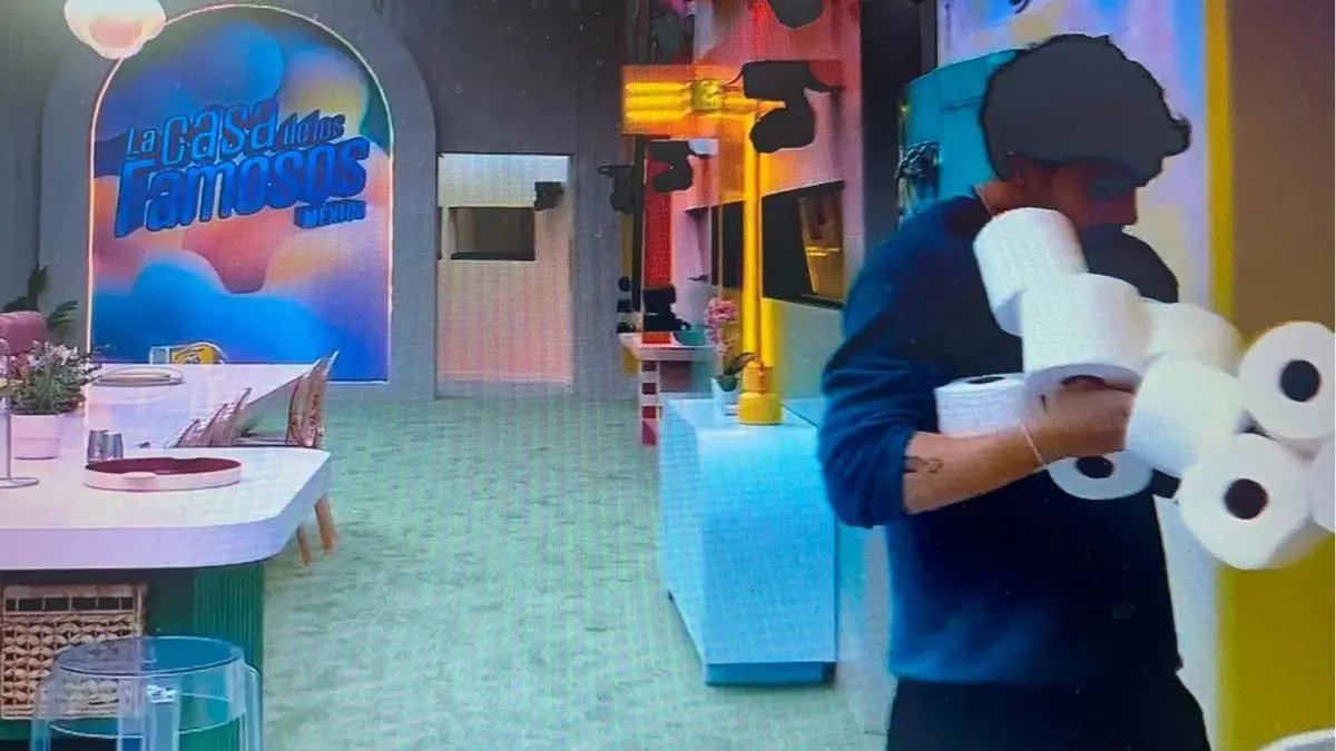 Inicia LA CASA DE LOS FAMOSOS y ya se quedaron sin papel higienico